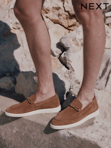 Tan Brown - Regular Casual Rope Loafers