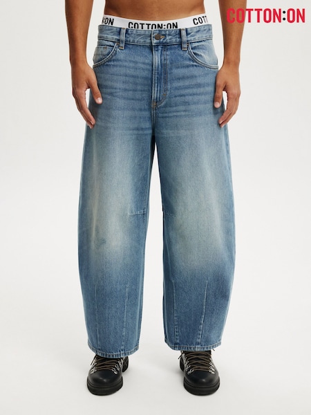 Cotton On Blue Baggy Balloon Jeans (G94708) | £50