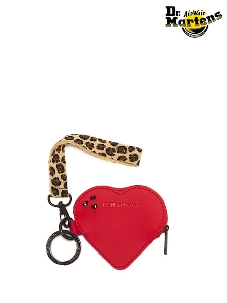 Red - Dr. Martens Heart Leather Purse