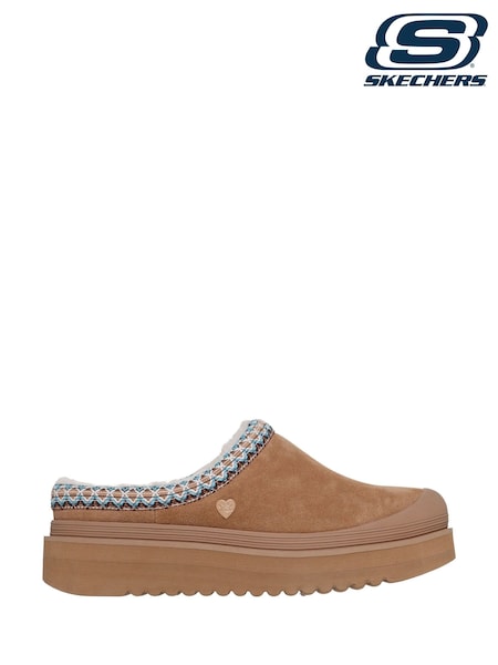 Skechers Brown Bobs Dakota Slippers (G94743) | £59
