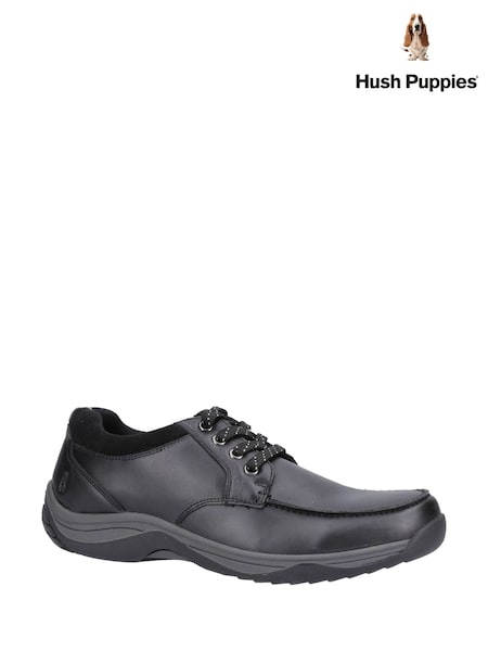 Hush Puppies Black Derek Lace Up Shoes (G94747) | £85