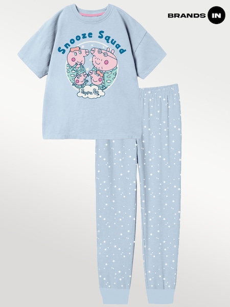 Brands In Blue Peppa Pig Family Snooze Squad Pyjamas (G95131) | £22