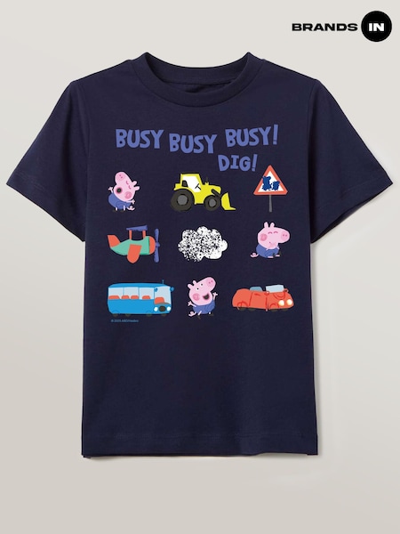 Brands In Blue Peppa Pig Busy T-Shirt (G95139) | £18