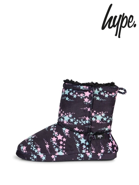 Hype. Ristio Black Slippers (G95489) | £30