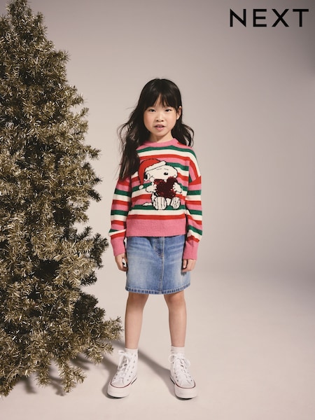 Stripe - Snoopy Christmas Jumper (3-16yrs)