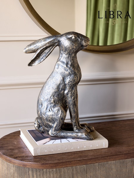 Libra Interiors Bronze Henry Sitting Hare (G95764) | £140