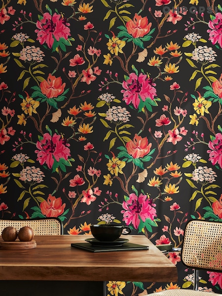 Ohpopsi Midnight Twist Saku 10M Wallpaper (G95837) | £79