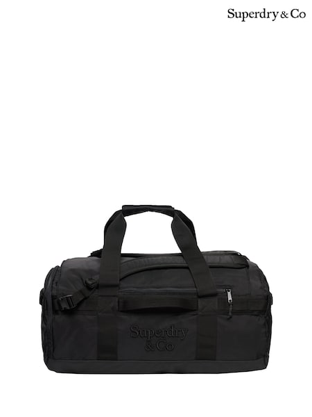 Black - Superdry Outdoor Weekender Bag