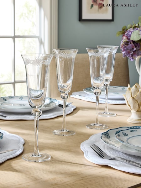 Set Of 4 Champagne Flutes