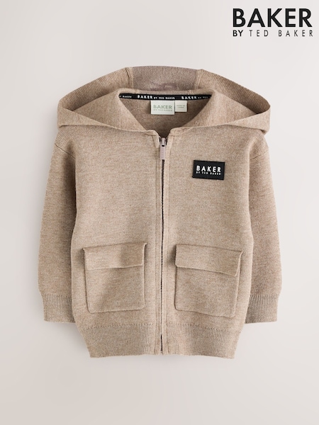 Stone - Baker By Ted Baker Stone Knitted Jacket