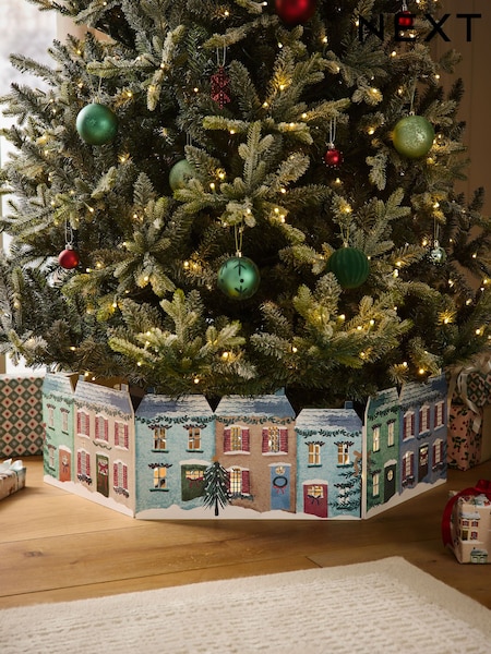 Light Up Wooden Tree Skirt