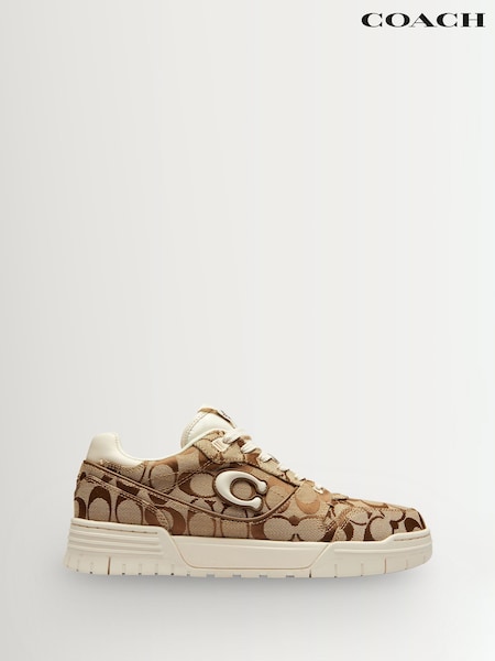 Signature Brown - Coach Soho Sneakers With Sateen Jacquard