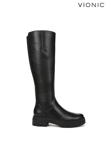 Black - Vionic Gretchen Knee High Boots