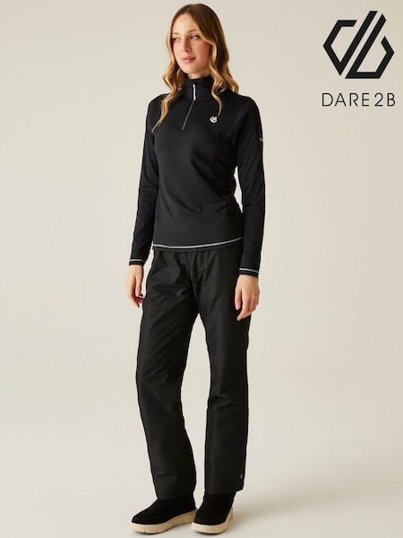 Black - Dare 2b Lowline Ii Stretch Midlayer Jumper
