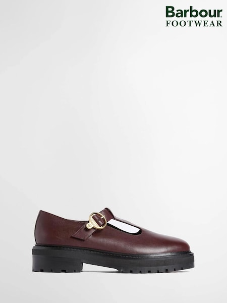 Burgundy Red - Barbour® Ryton Mary Jane Shoes
