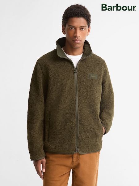 Green - Regular Barbour® Reversible Fleece Jacket