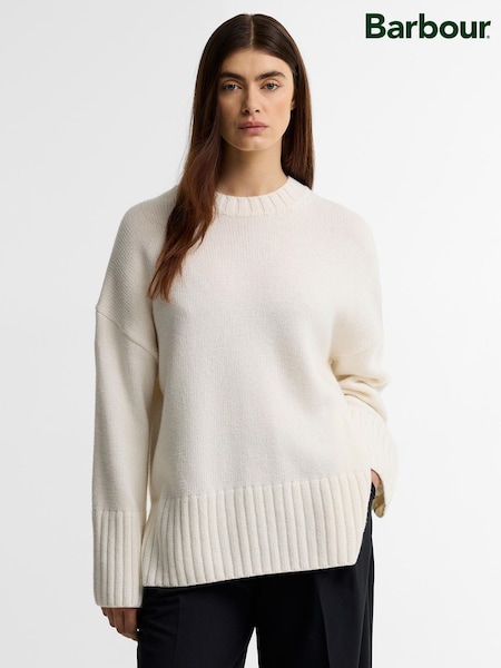 Natural - Barbour® Gaia Knitted Jumper