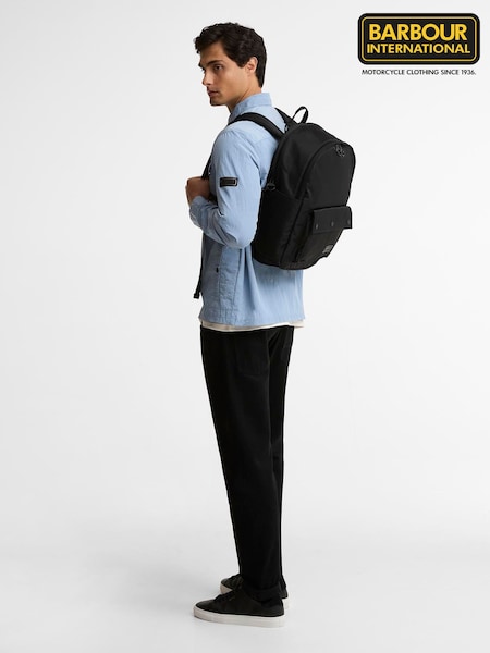 Black - Regular Barbour® International Daleson Backpack