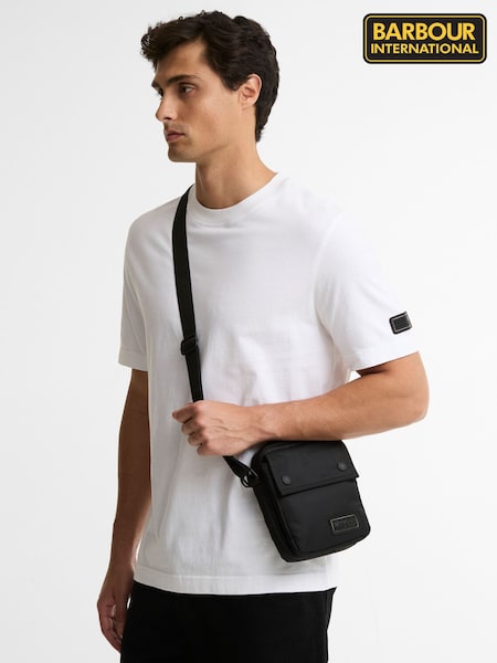 Black - Regular Barbour® International Daleson Cross-body Bag