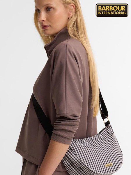 Black - Barbour® International Boulevard Shoulder Sling Bag