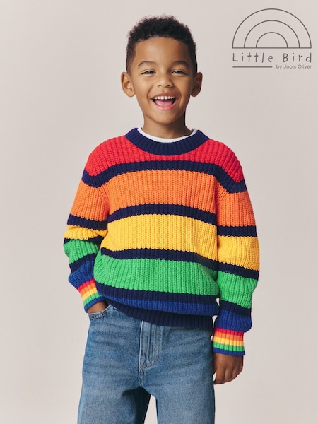 Rainbow Stripe - Little Bird By Jools Oliver Knitted Jumper