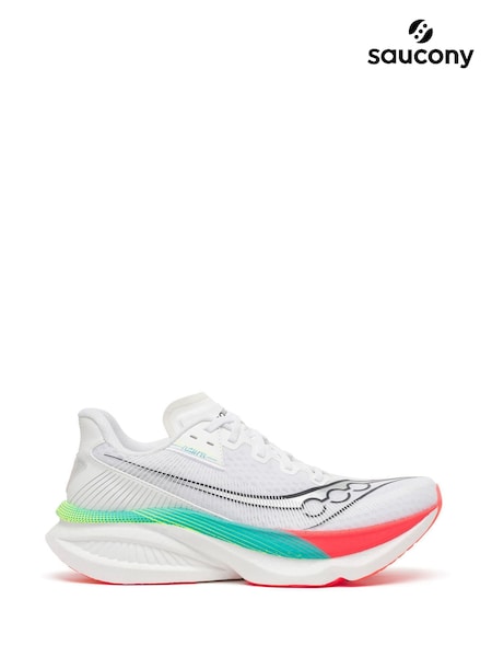 White/Blue/Red - Regular Saucony Endorphin Azura Running Trainers