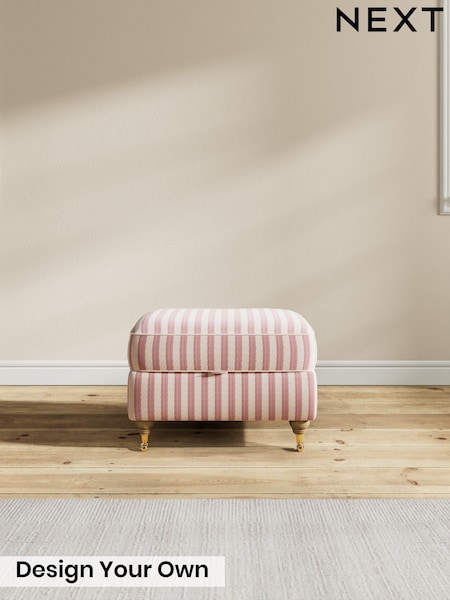 Bold Chenille Stripe/Dark Pink - Ashford