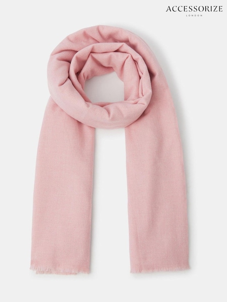 Accessorize Pink Grace Super Soft Blanket Scarf (H01441) | £24