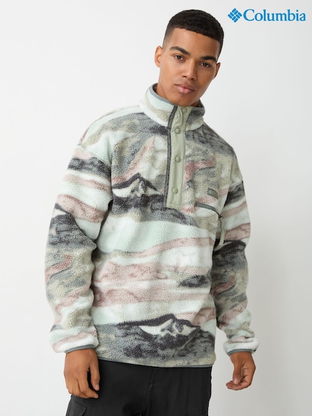 Green - Regular Columbia Green Helvetia™ Ii Printed Half Snap Fleece
