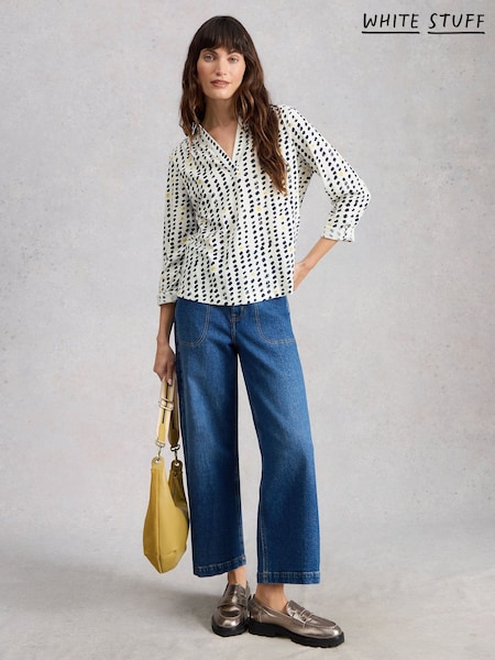 White Stuff White Allie Jersey Shirt (H06458) | £45