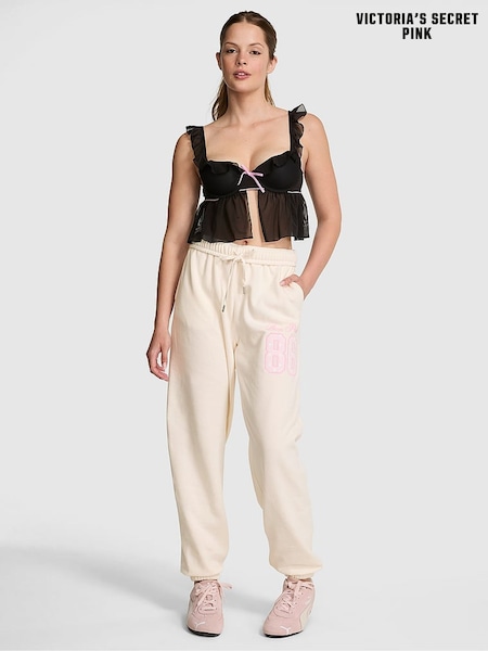 Cozy White - Victoria's Secret Pink Fleece Joggers