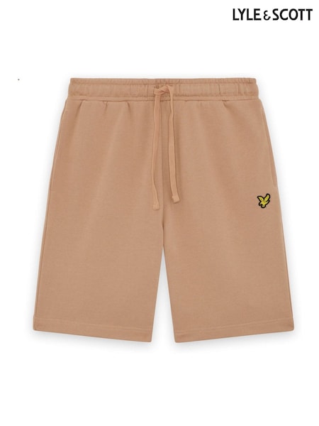 Lyle & Scott Brown Sweat Shorts (H08684) | £50