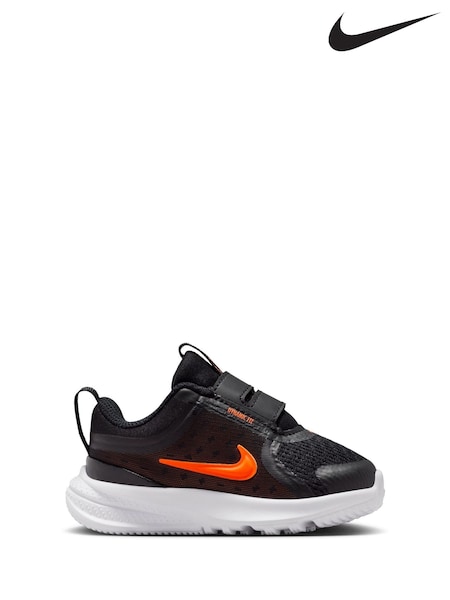 Nike Black Orange Infant Star Runner 5 Trainers (H10922) | £30