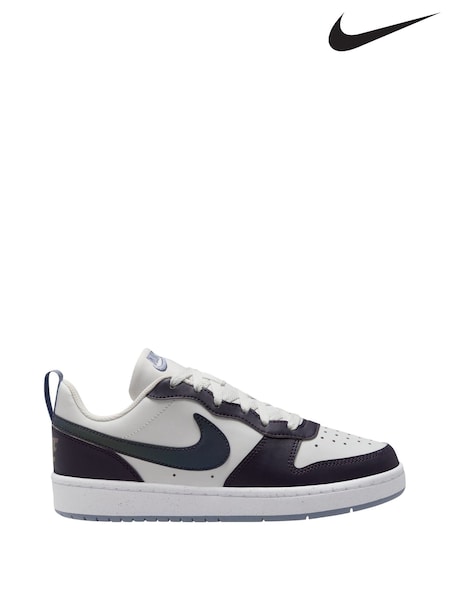 Nike Black Youth Court Borough Low Trainers (H10930) | £50