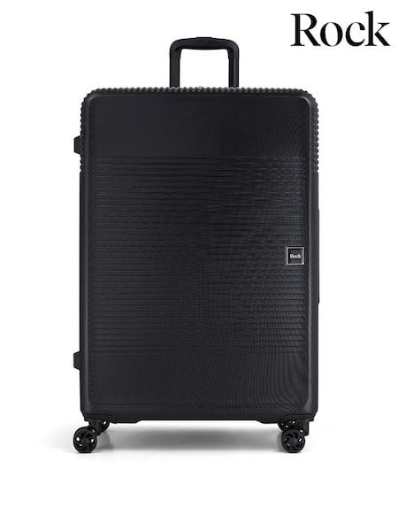 Rock Luggage Large Lincoln Black Suitcase (H11124) | £80