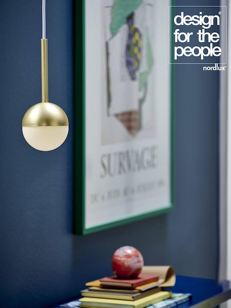 Nordlux Brass Contina Pendant Ceiling Light (H11148) | £55