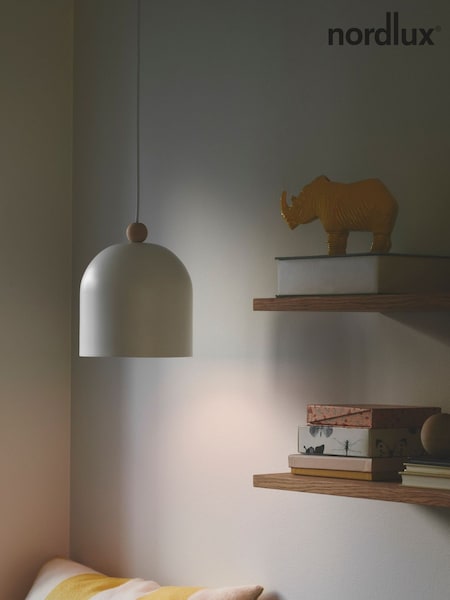 Nordlux White Gaston Pendant Ceiling Light (H11162) | £40