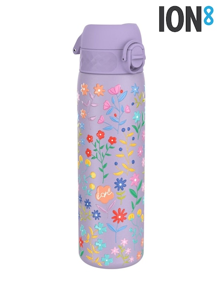 Ion8 Delicate Floral 500ml Insulated Steel Water Bottle (H11263) | £23