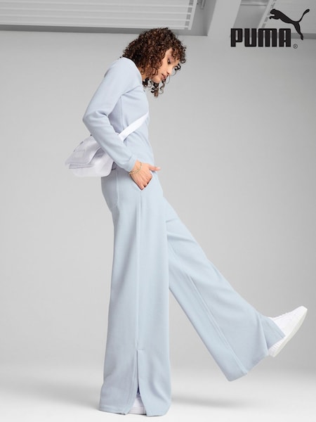 Puma Blue Womens HER Comfort High-Waist Straight Pants (H11334) | £55