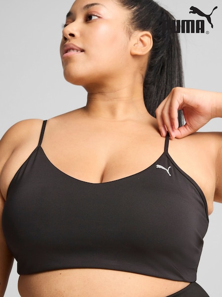 Puma Black Womens MOVE Bra Sports Top (H11392) | £30