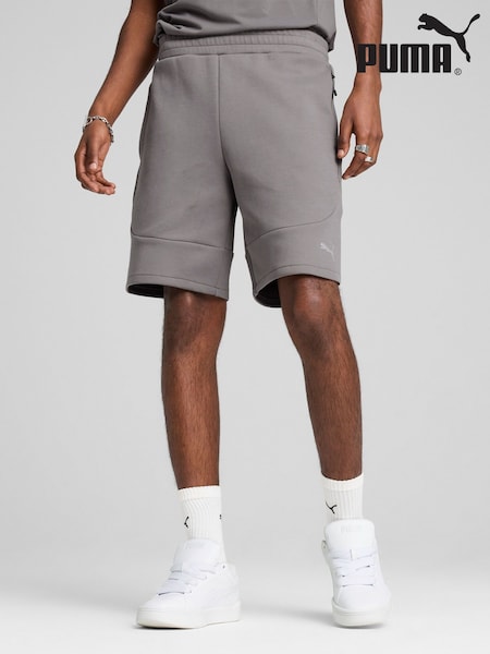 Puma Grey Mens Evostripe 8" Shorts (H11402) | £40