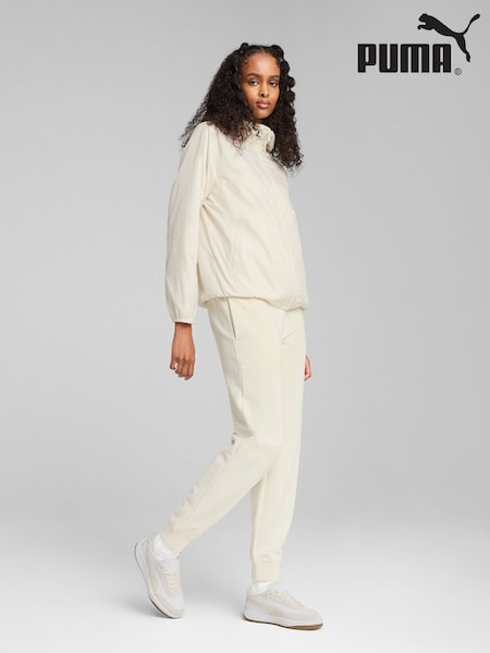 Puma White Womens Essentials Regular Windbreaker Jacket (H11458) | £50