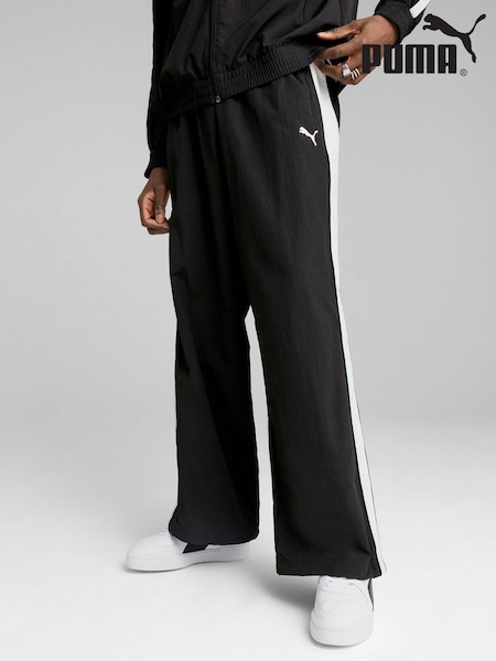 Puma Black Mens T7 Oversized Track Pants (H11459) | £65