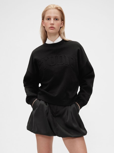 GapStudio Black Vintage Soft Wedge Sweatshirt (H11550) | £60