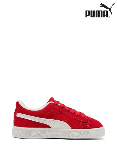 Puma Red Boys Suede Classic Sneakers (H11598) | £50