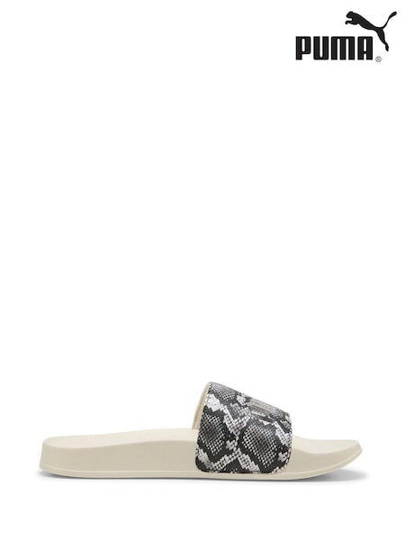 Puma White Womens Leadcat 2.0 Snake Chic Slides (H11617) | £24