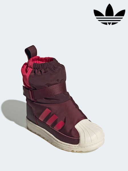 adidas Originals Red Superstar 360 Winterized Kids Boot (H11814) | £65