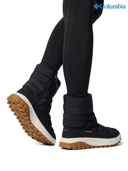 Columbia Snowtrot Mid Black Boots (H11889) | £100