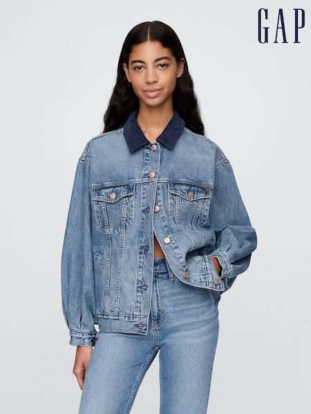 Gap Blue DÔEN Oversized Icon Denim Jacket (H11933) | £135