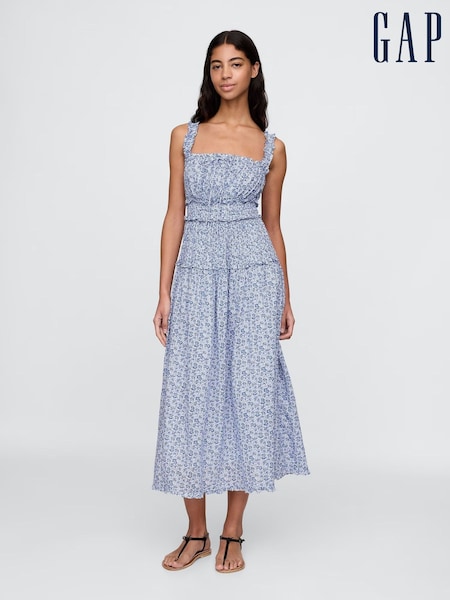 Gap Blue DÔEN Floral Maxi Dress (H11938) | £120